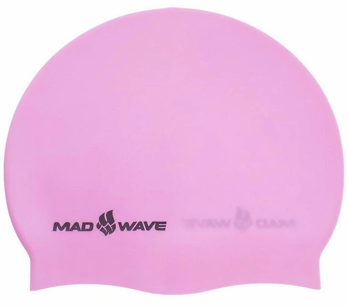 Шапочка для плавания силиконовая для взрослых Розовый Шапочка для плавания силиконовая для взрослых Розовый