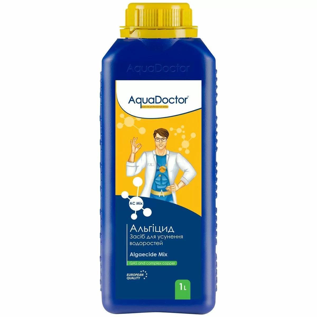 Альгіцид AquaDoctor AC Mix проти водоростей для басейну 1 л (654410) - фото 1 Альгіцид AquaDoctor AC Mix проти водоростей для басейну 1 л (654410) - фото 1