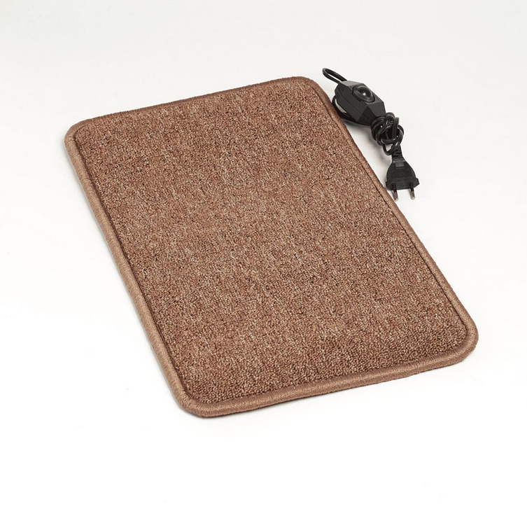 Коврик с подогревом с термоизоляцией и регулятором 50х30 см Бежевый (5030TD-BE)