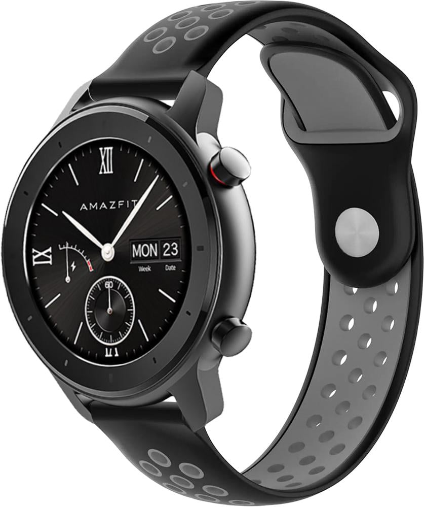 Ремінець Sport для Amazfit GTR 42 мм Black Grey (23037-53)