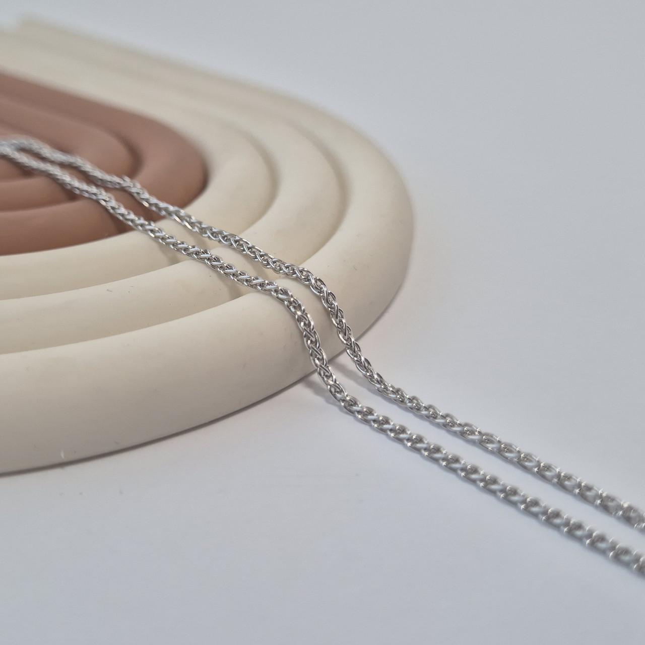 Цепочка круглый жгут серебро 925 пробы родированное 4,57 г 45 см (catena40r)