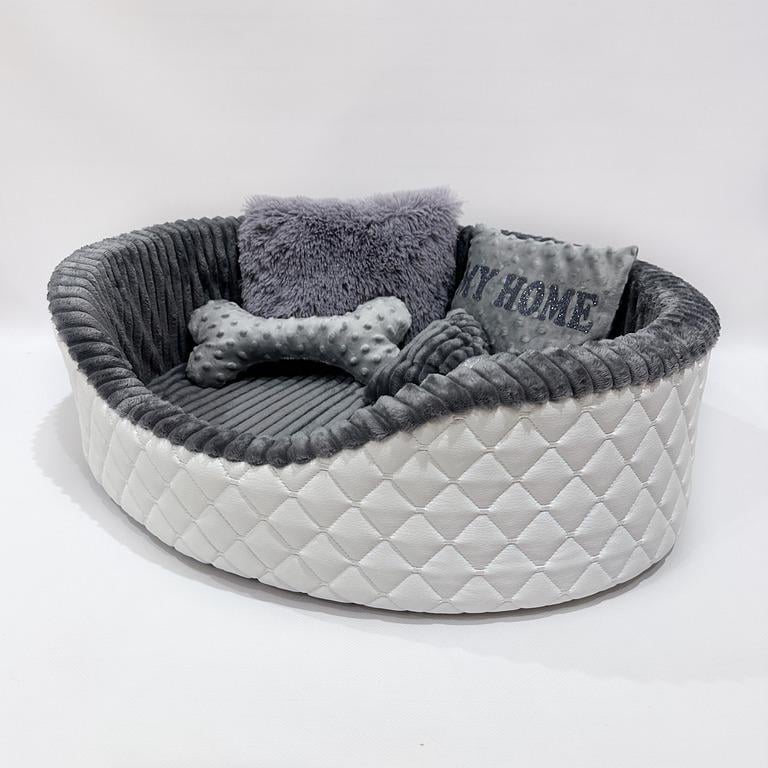 Лежанка для собак Amore mio Cane Брістоль до 16 кг 60х55х19 см (ОВ-0044)