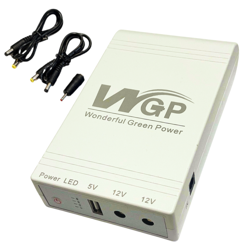 Джерело безперебійного живлення для роутера WGP MINI DC UPS WGP103С 5-12V 16000 мАг без блока живлення (32479005)