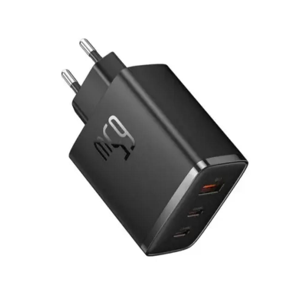 Зарядний пристрій 65W BASEUS Cube Pro 2С+U EU GaN5 (CCXFK65CE)