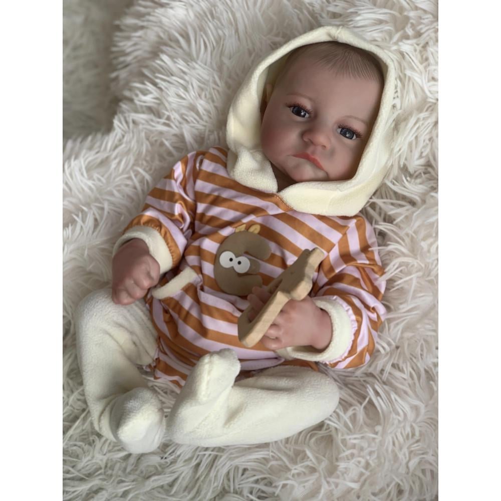 Кукла силиконовая коллекционная Reborn Тимоша виниловая 50 см