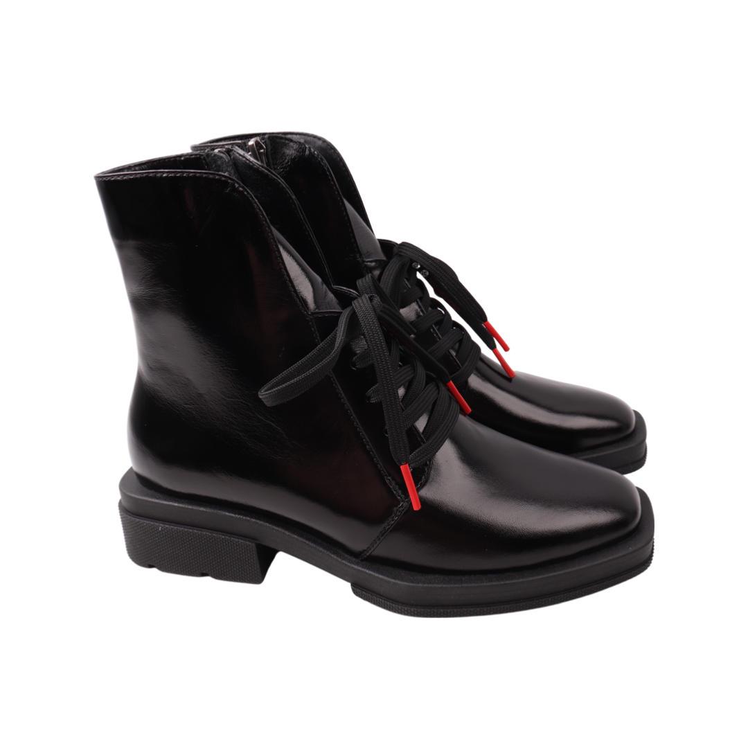 Ботинки женские Marko Rossi из кожи р. 39 Черный (127-21DHC)