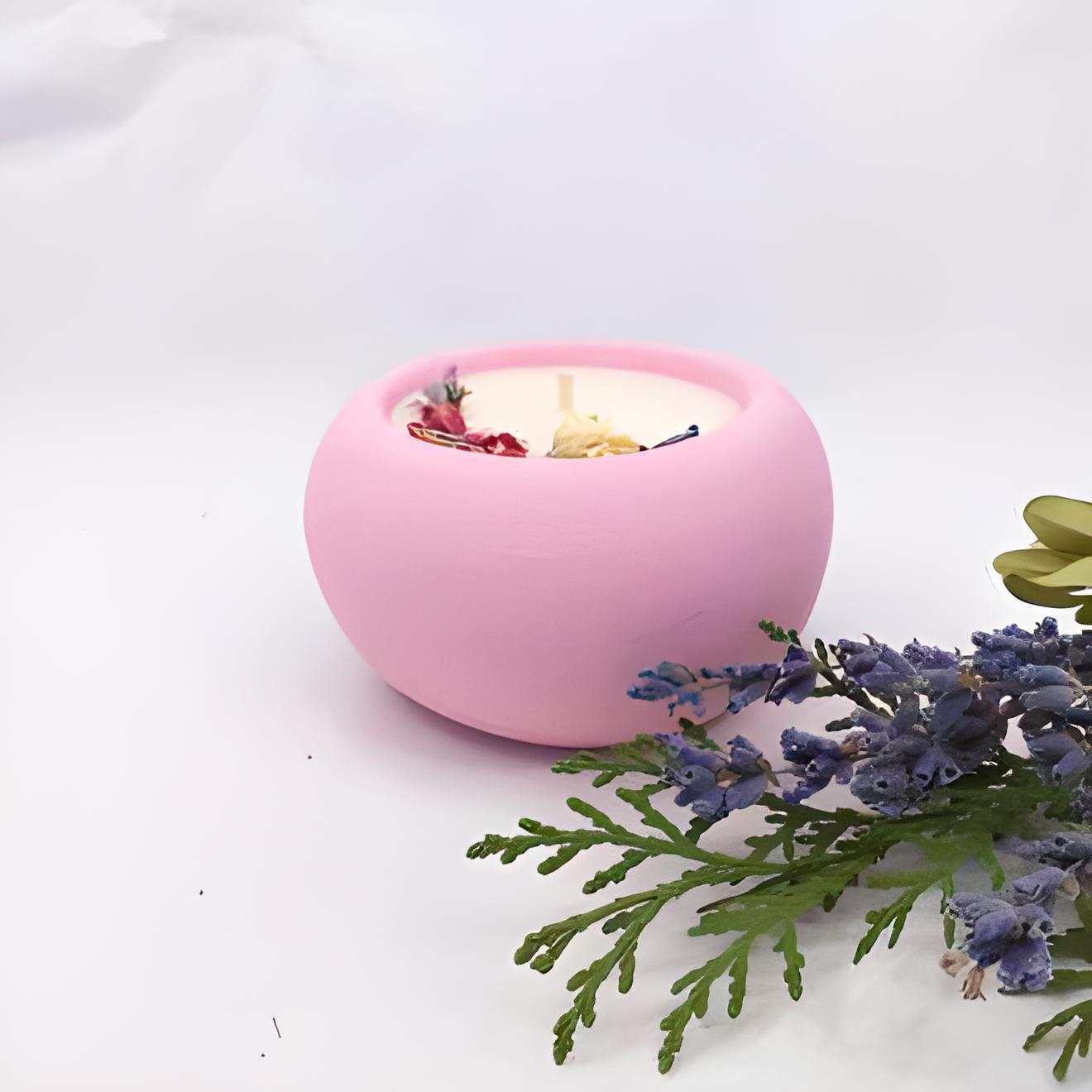 Свеча натуральная HandMade Клубника со сливками (146-80)