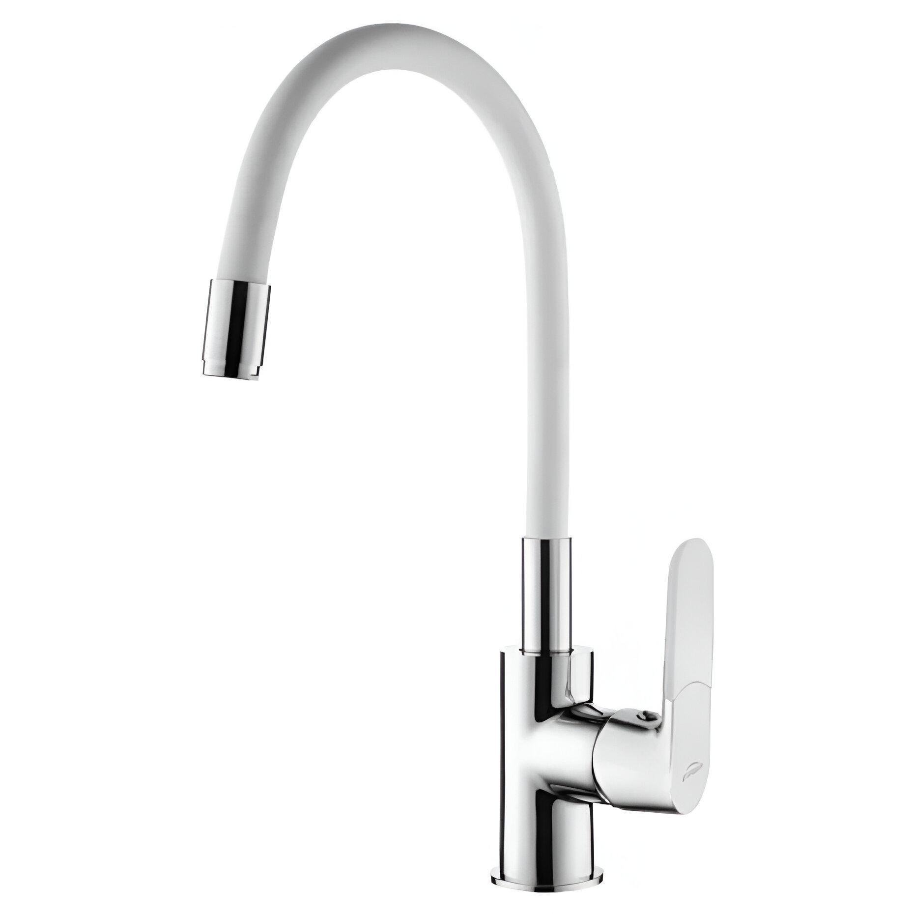 Смеситель для кухни Invena JOGA BZ-32-L02 Белый (AKD41551) Смеситель для кухни Invena JOGA BZ-32-L02 Белый (AKD41551)