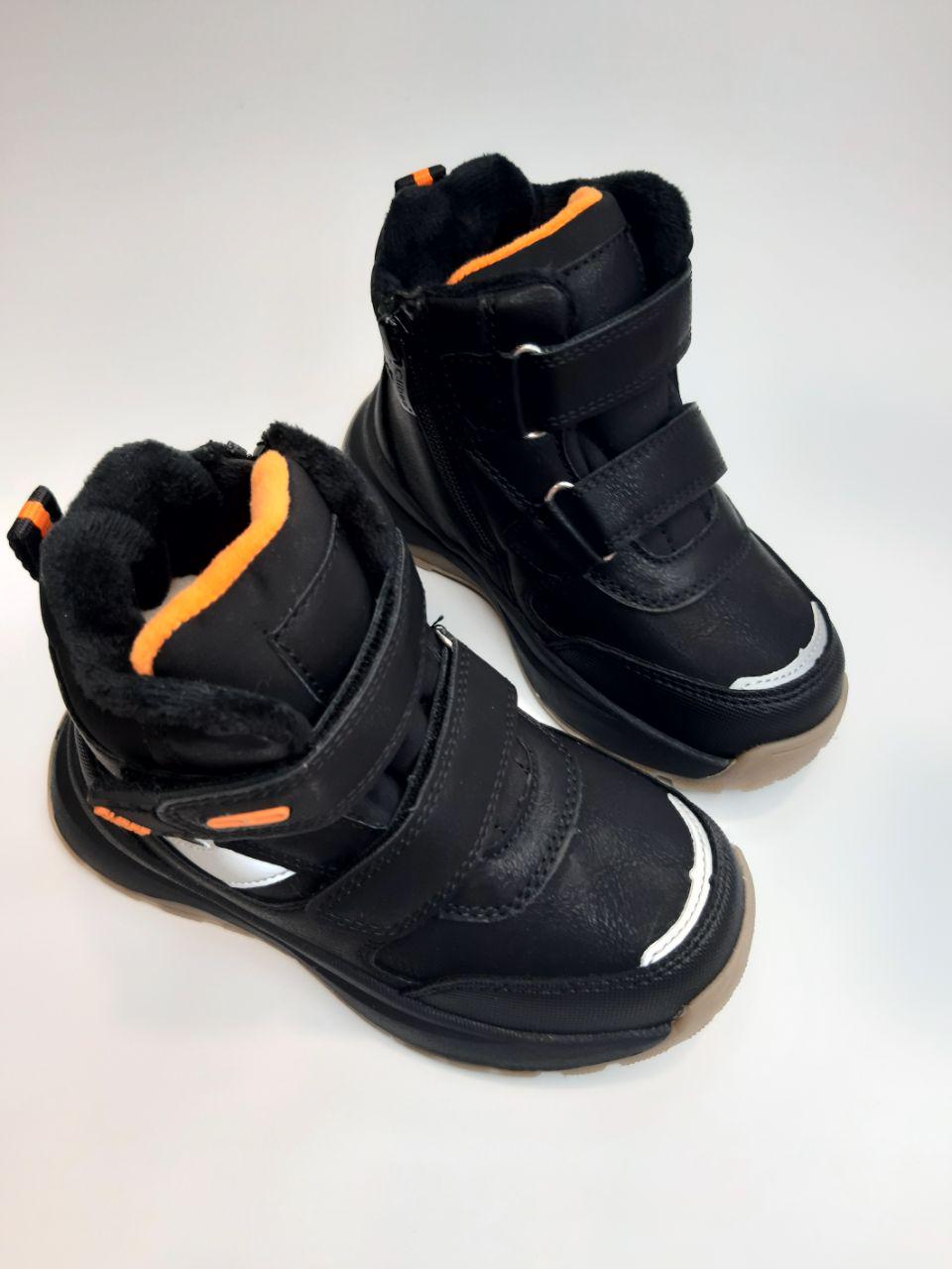 Черевики зимові Clibee для хлопчика р. 32 21,1 см Чорний (607 bl-orange) - фото 2