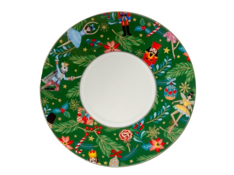 Набір чайних чашок Lefard Клара і Лускунчик порцелянових з блюдцем на 2 персони 250 мл (922-098) - фото 4