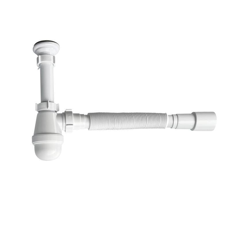 Сифон для умывальника Lidz WHI LU06 колбовый (00050513)
