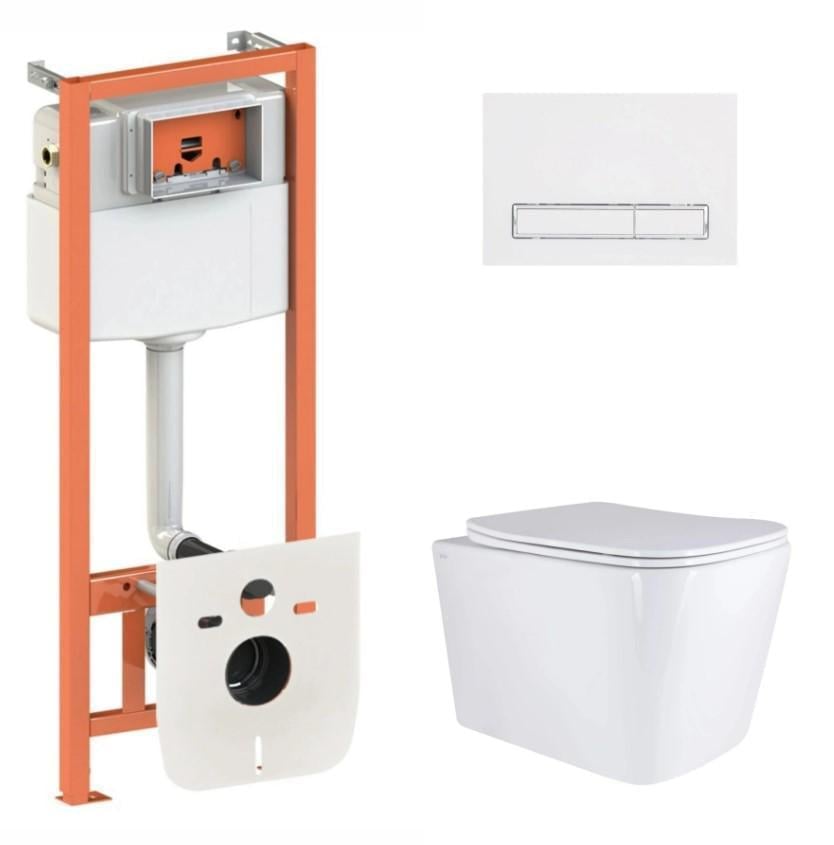 Комплект для ванной комнаты Qtap Nest 4в1 подвесной унитаз Tern Ultra Quiet 525x345x360 мм и установка QT17332303AW47511 (66377) Комплект для ванной комнаты Qtap Nest 4в1 подвесной унитаз Tern Ultra Quiet 525x345x360 мм и установка QT17332303AW47511 (66377)