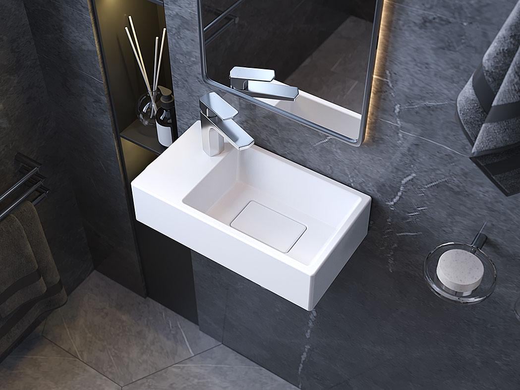 Умывальник подвесной Luxor Aldo L (739) Умывальник подвесной Luxor Aldo L (739)