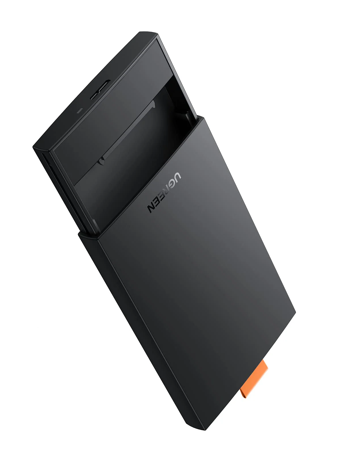 Карман для жестких дисков UGREEN CM237 HDD/SSD 2,5" с кабелем Black (60353)