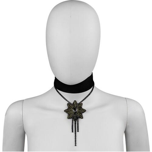 Чокер Hildegard Seta Decor 23-620BLK-GL Чокер Hildegard Seta Decor 23-620BLK-GL