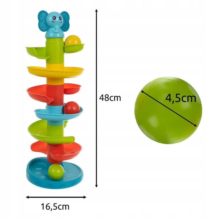 Игрушка детская шариковая башня Ball Slide 48 см - фото 3