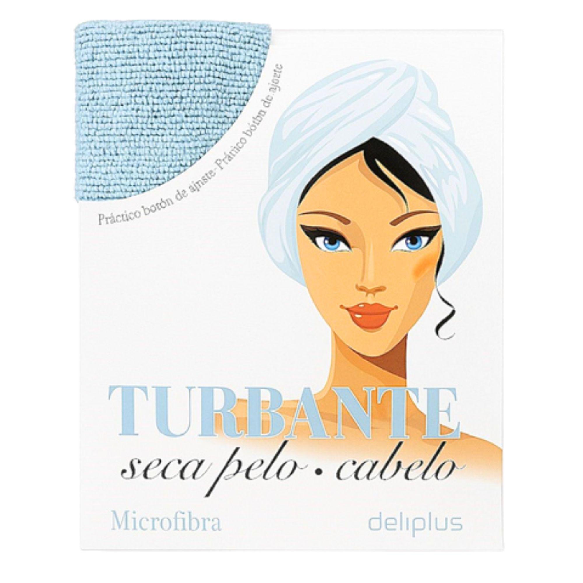 Тюрбан Deliplus Dry Hair Turban для сушки волос Голубой Тюрбан Deliplus Dry Hair Turban для сушки волос Голубой