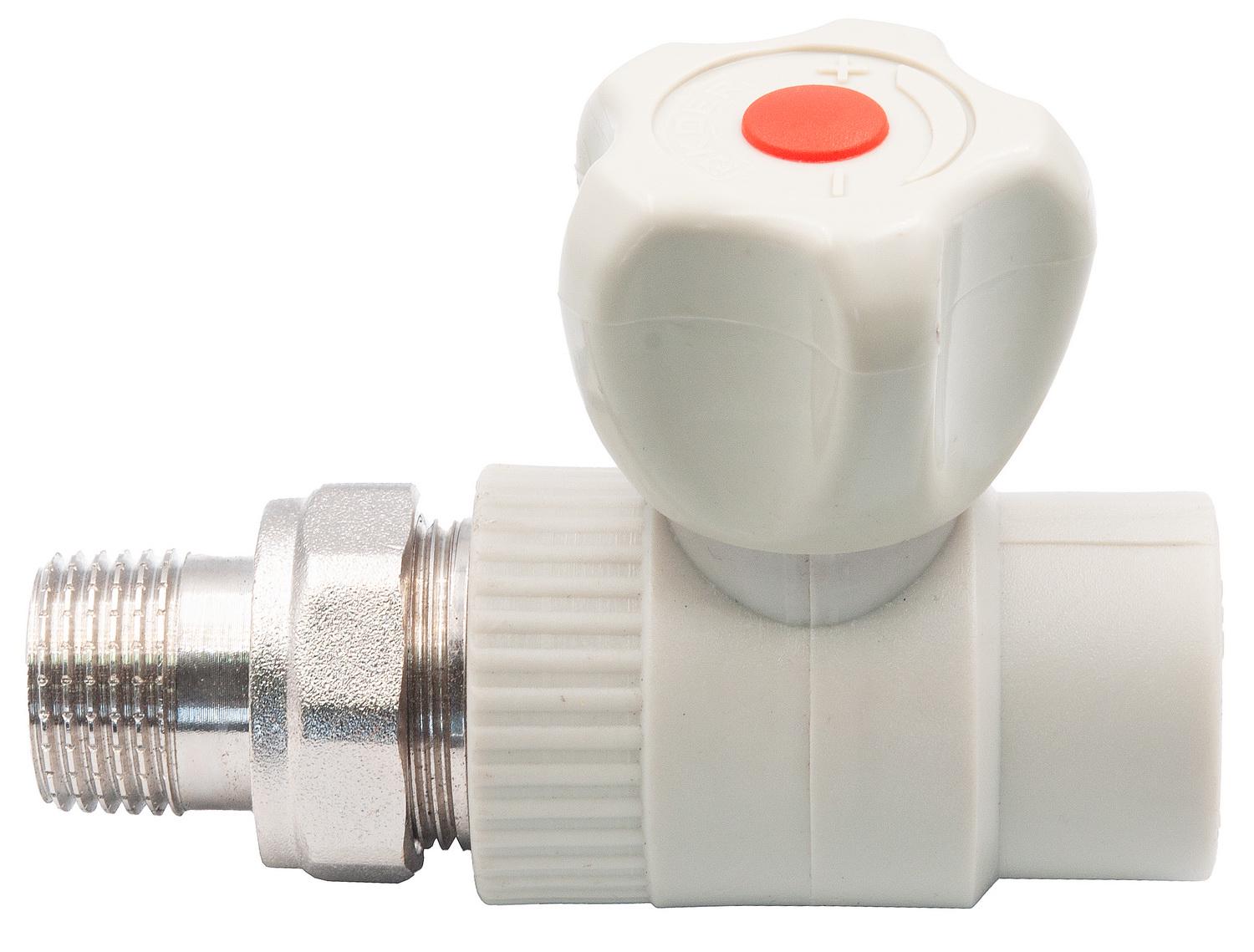 Кран радиаторный прямой KOER 20x1/2" PPR (K0159.PRO)