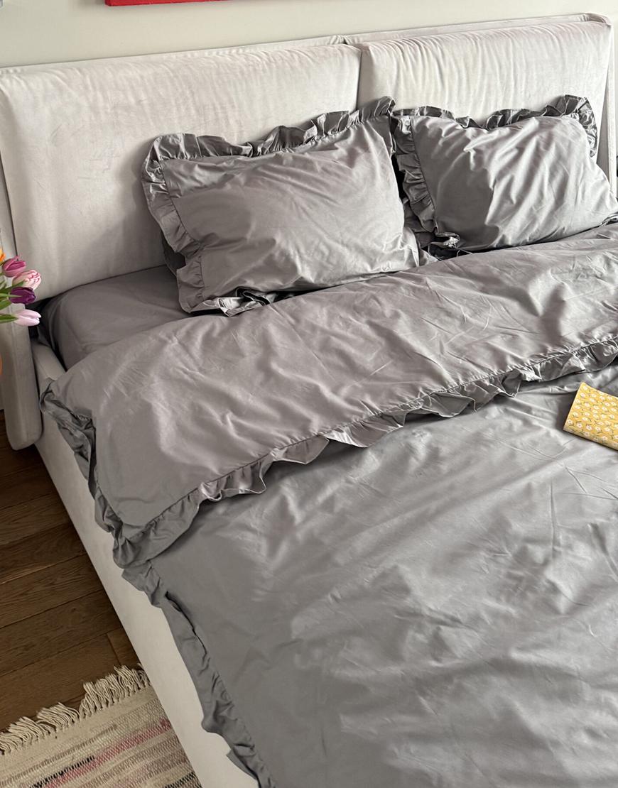 Комплект постільної білизни BEDCLOZZZES сіра Півтораспальний
