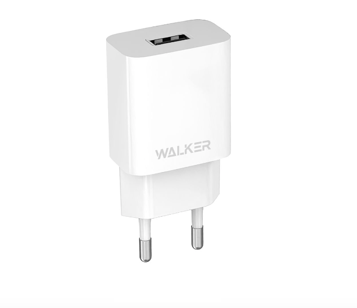 Сетевое зарядное устройство Walker WH-26 1USB/2,1A White