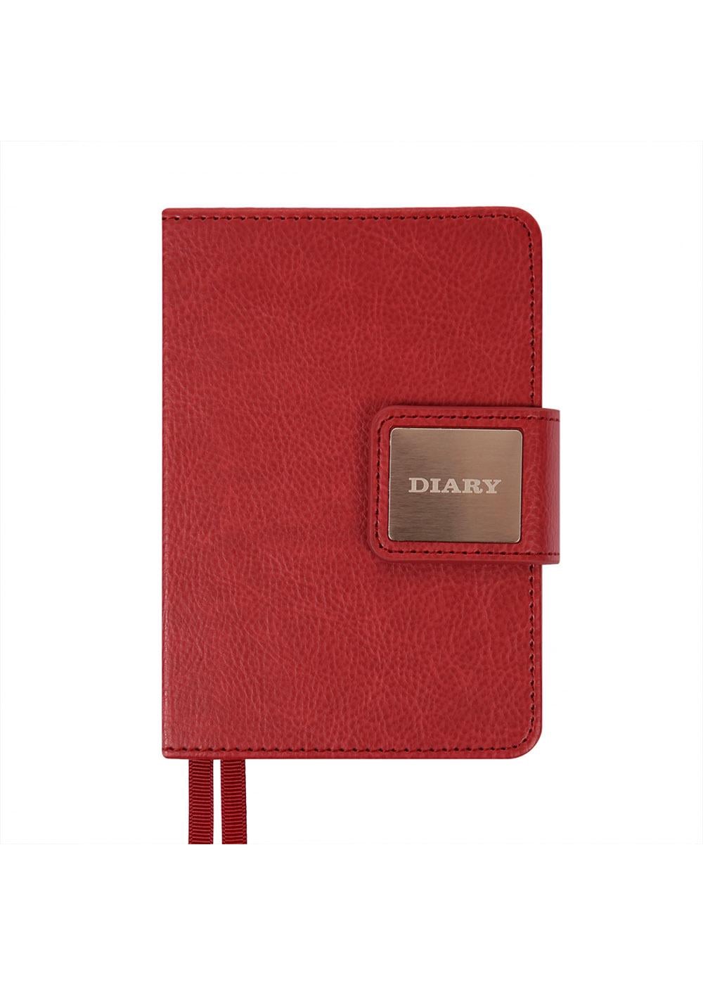 Ежедневник Leo Planner 2026 Chiara датированный А6 Бордовый (252705)