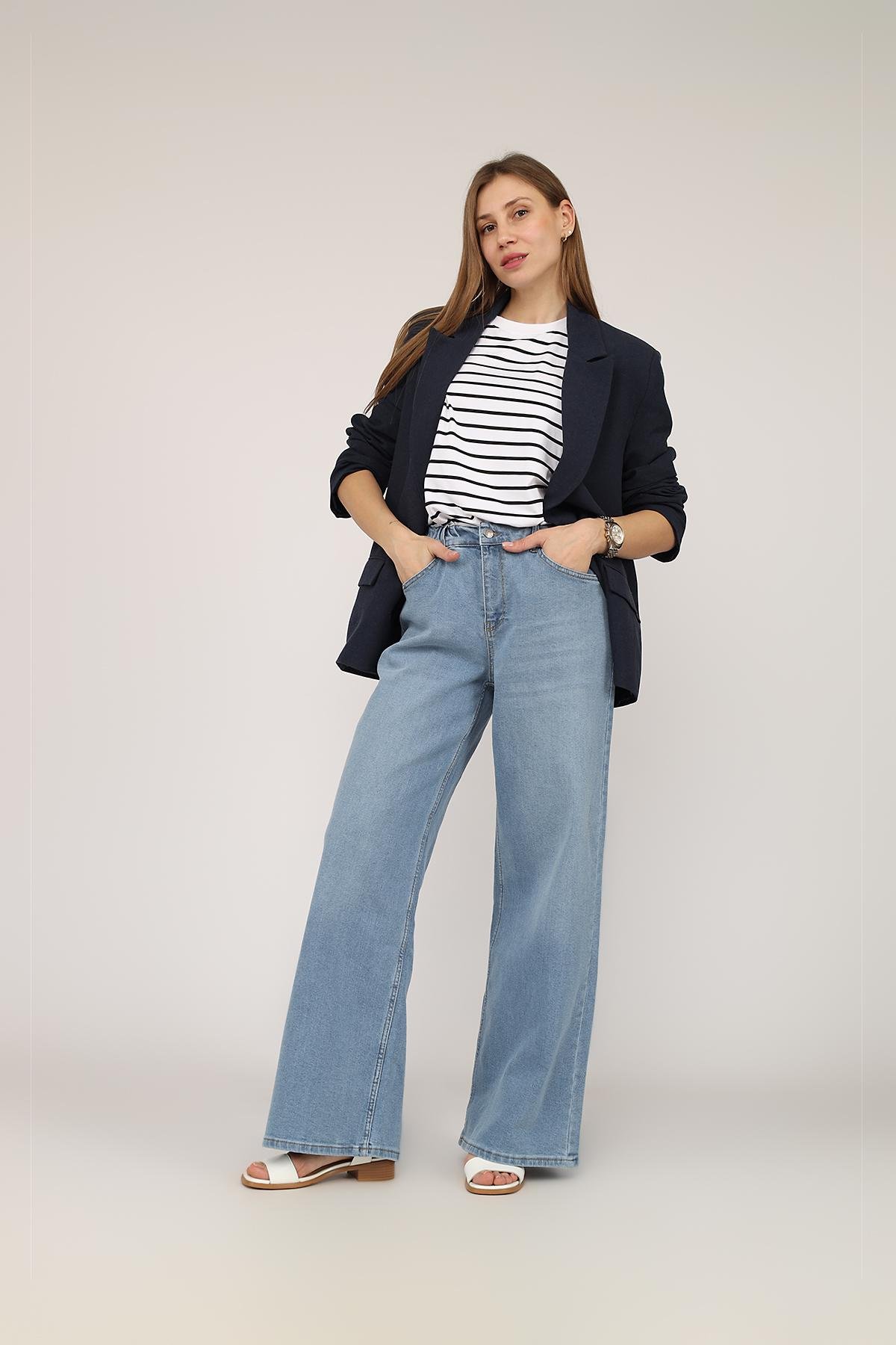 Жакет жіночий ЦБ-00271988 р. 46 Синій (SKT001050202) - фото 7 Жакет жіночий ЦБ-00271988 р. 46 Синій (SKT001050202) - фото 7