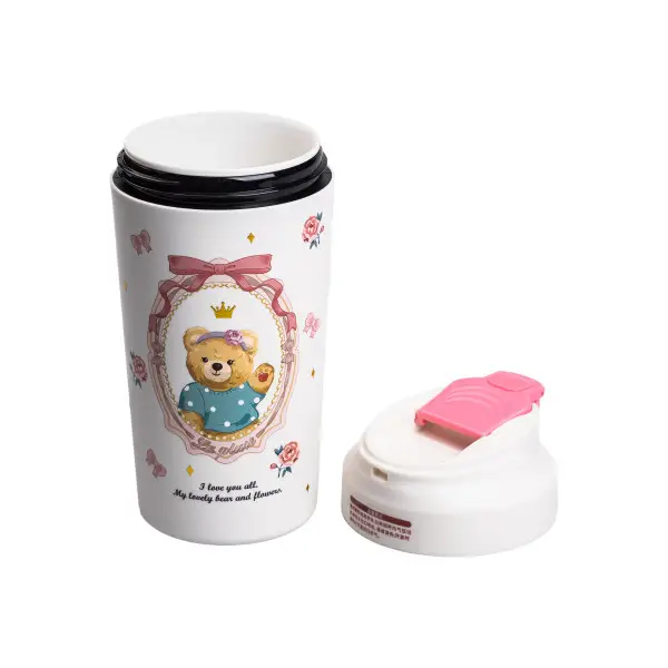 Термочашка Bears з керамічною колбою та коспусом з нержавіючої сталі 480 мл Білий (147-107-HP-14-15P) - фото 4 Термочашка Bears з керамічною колбою та коспусом з нержавіючої сталі 480 мл Білий (147-107-HP-14-15P) - фото 4