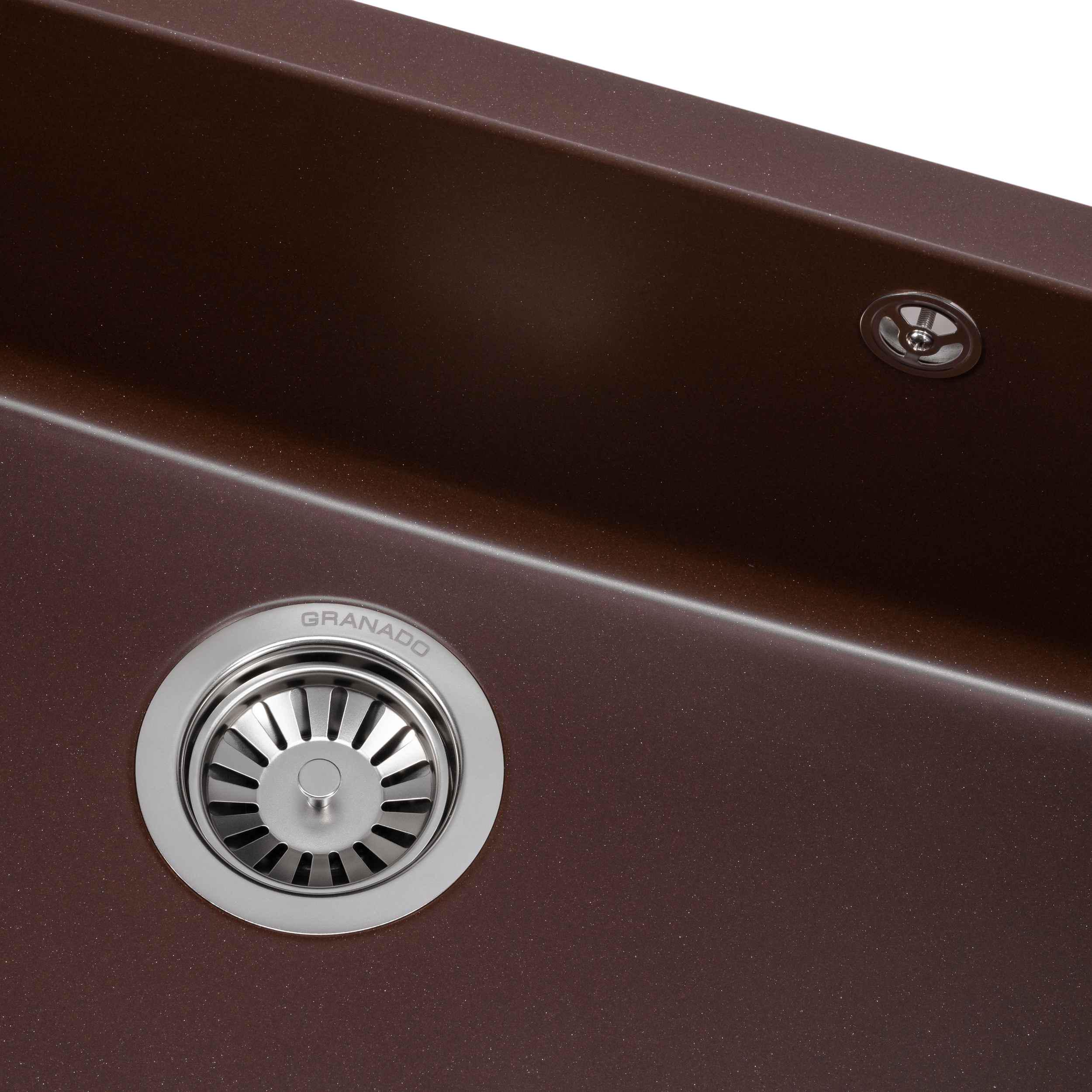Мийка для кухні Granado Under top XL Marron - фото 3 Мийка для кухні Granado Under top XL Marron - фото 3