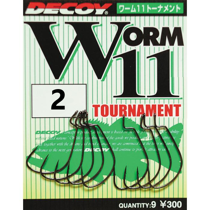 Гачки Decoy Worm 11 Tournament №2 9 шт. (1013-1562.00.78) - фото 2