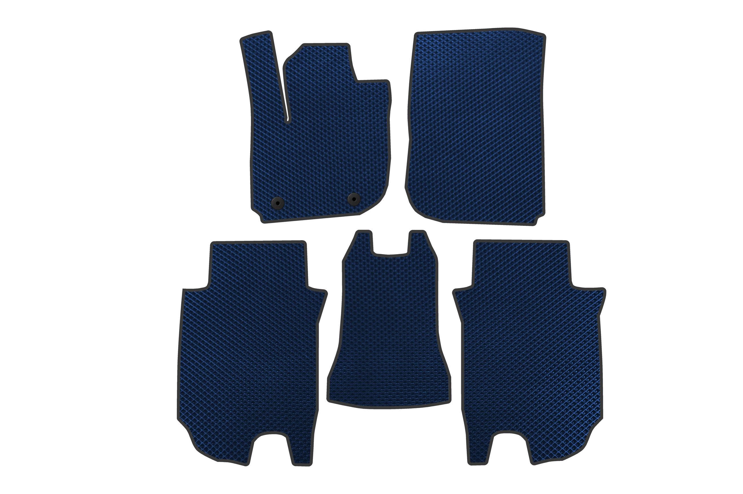 Коврики автомобильные Digital Designs EVA для Honda HR-V 2021- гг. этилвинилацетат Синий (183807)