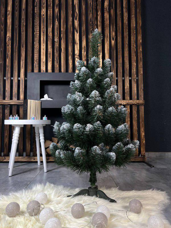 Штучна ялинка Монреаль 1 м Зелений/Білий (YNK081410) - фото 1 Штучна ялинка Монреаль 1 м Зелений/Білий (YNK081410) - фото 1