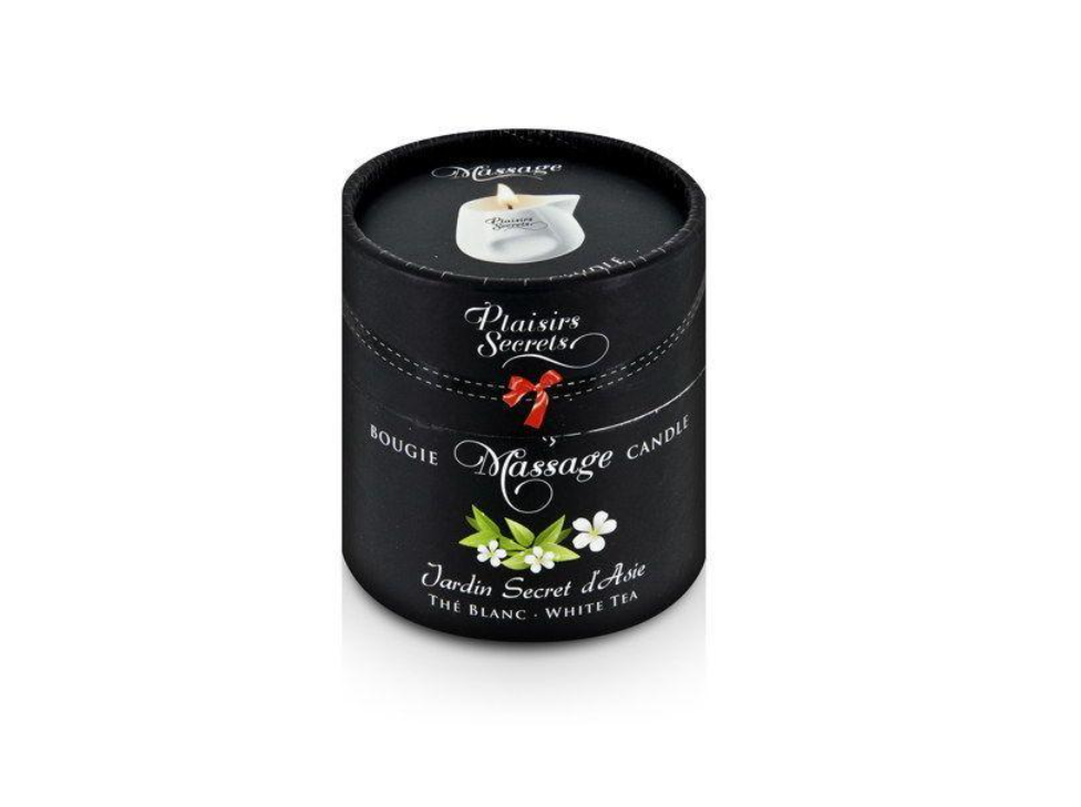 Массажная свеча Plaisirs Secrets White Tea 80 мл (SO1858)