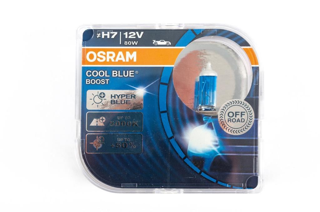 Лампа головного світла Osram H7 80W Cool Blue Boost 62210NBU Osram скло