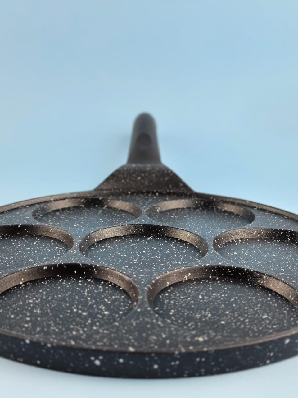 Сковорода для оладок Edenberg 27 см з мармуровим покриттям (EB-7512) - фото 6