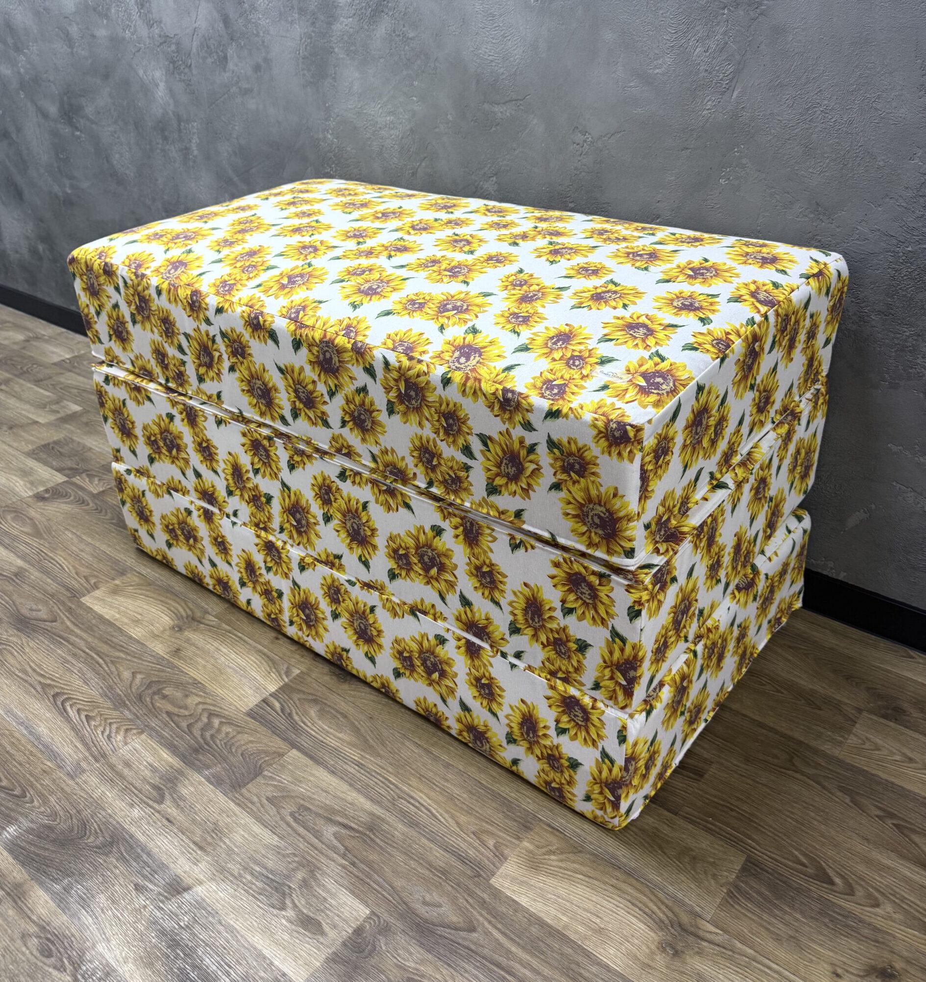 Матрац-трансформер Comfort Home maxi Sunflowers панама 200х120х15 см - фото 2