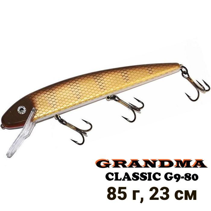 Джерк Grandma Lures Classic G9-80 Brown Perch (269285) - фото 2