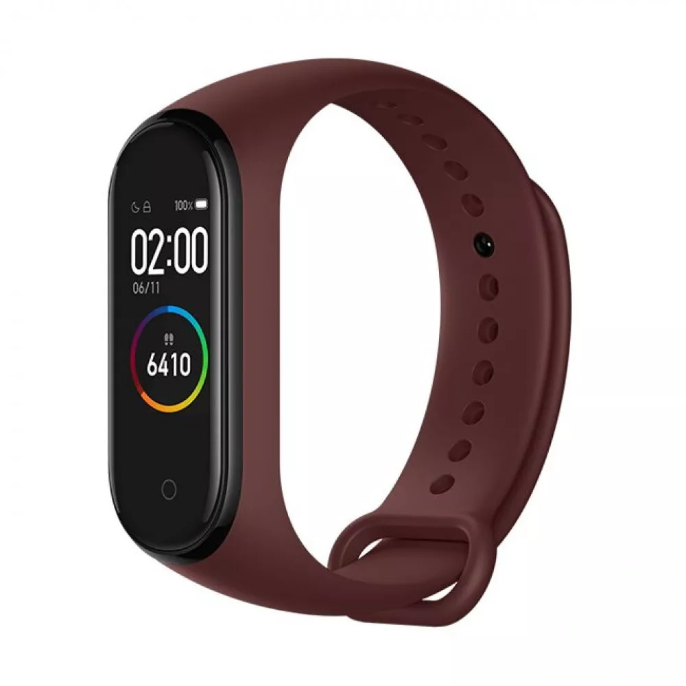 Ремешок Silicone New Xiaomi Mi Band 3/4 pin-and-tuck Bordo Ремешок Silicone New Xiaomi Mi Band 3/4 pin-and-tuck Bordo