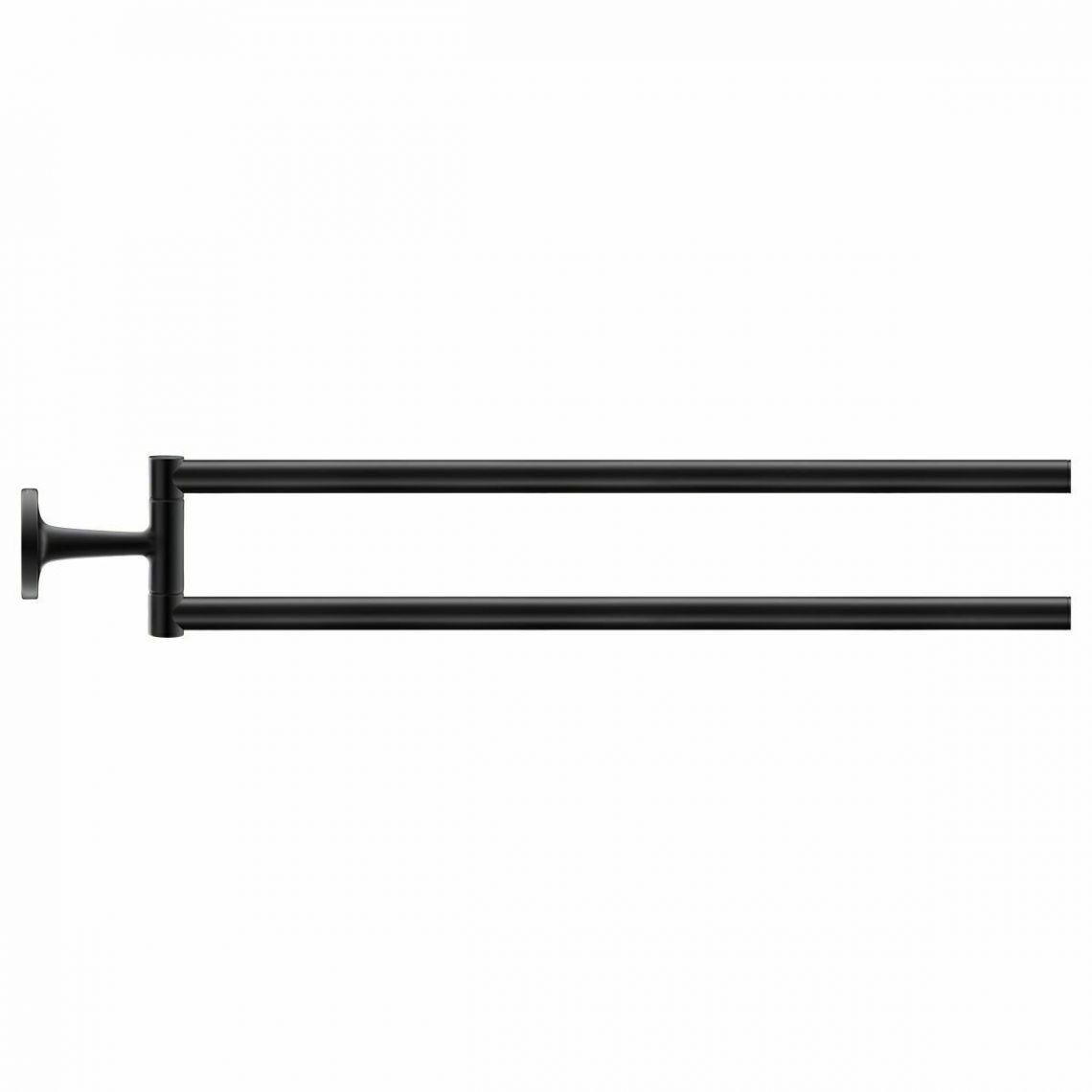 Тримач для рушників Duravit Starck T 465 Чорний матовий (0099414600) Тримач для рушників Duravit Starck T 465 Чорний матовий (0099414600)