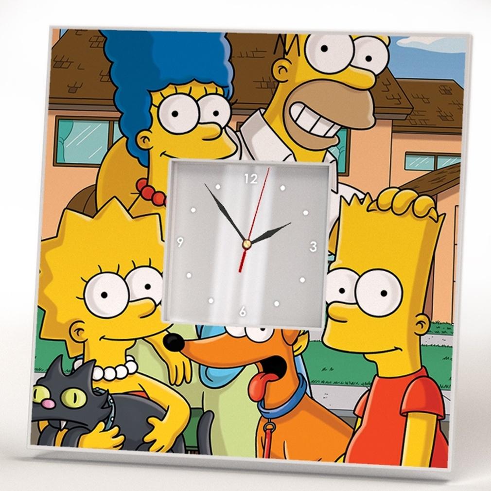 Часы с героями мультсериала The Simpsons 260x260 мм (C00884)