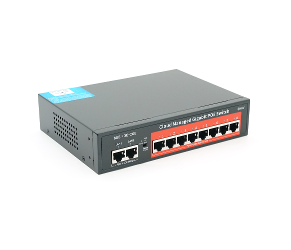 Коммутатор гигабитный управляемый PoE YOSO YO208-120 8-портовый