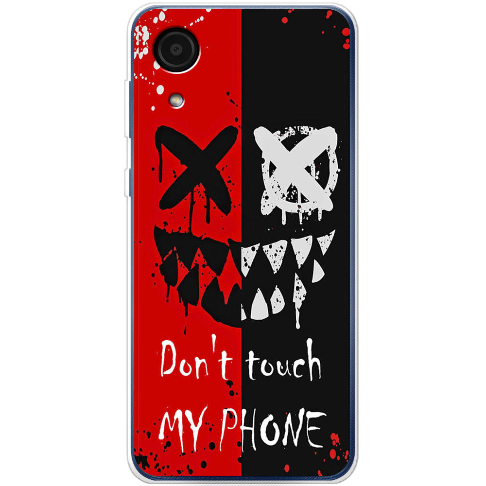 Чехол BoxFace Samsung Galaxy A03 Core (A032) Bad Smile Прозрачный силикон (43939-up2468-43939)