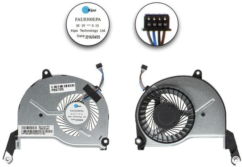 Кулер для ноутбука FAN HP Pavilion 15-F (736278-001)