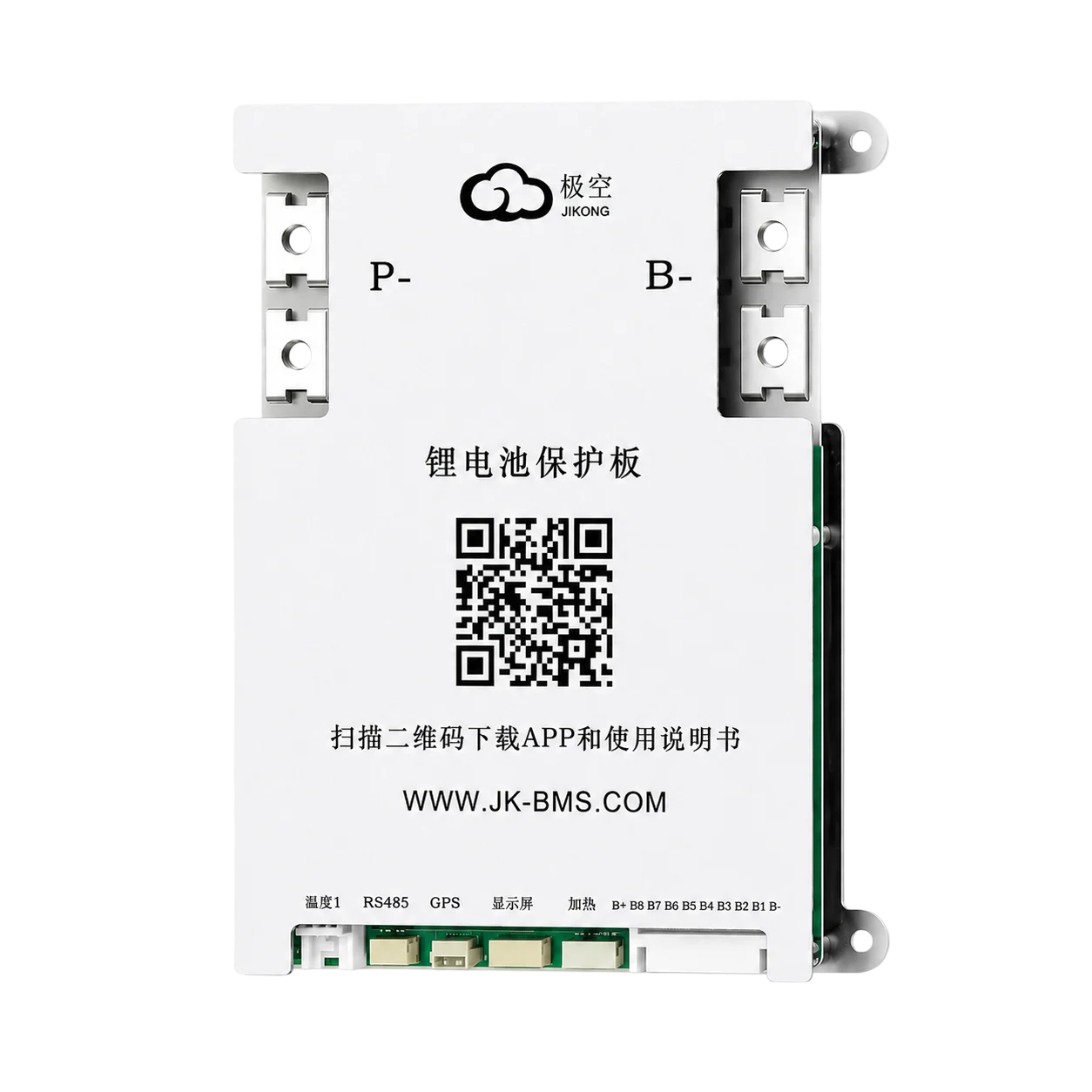 Плата BMS JK B2A8S20P 8S Smart Bluetooth JKONG для LiFePO4/Li-ion з активним балансуванням 20A (36293191)
