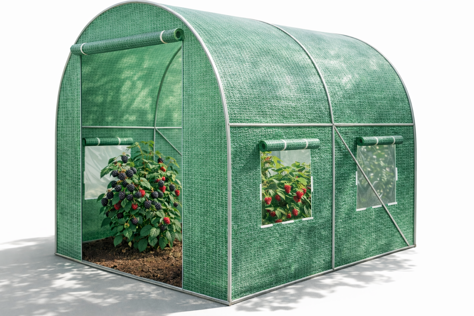 Теплица каркасная для рассады HP-1072 2 х 2 х 2 м 4 м2 Зеленый