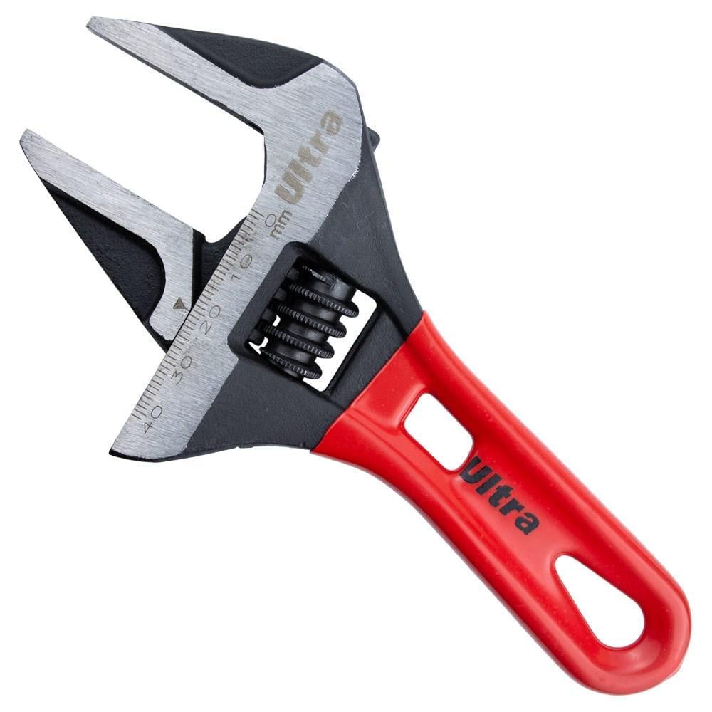 Ключ разводной Ultra CrV с тонкими губками укороченный 155 мм 0-41 мм (4100232)