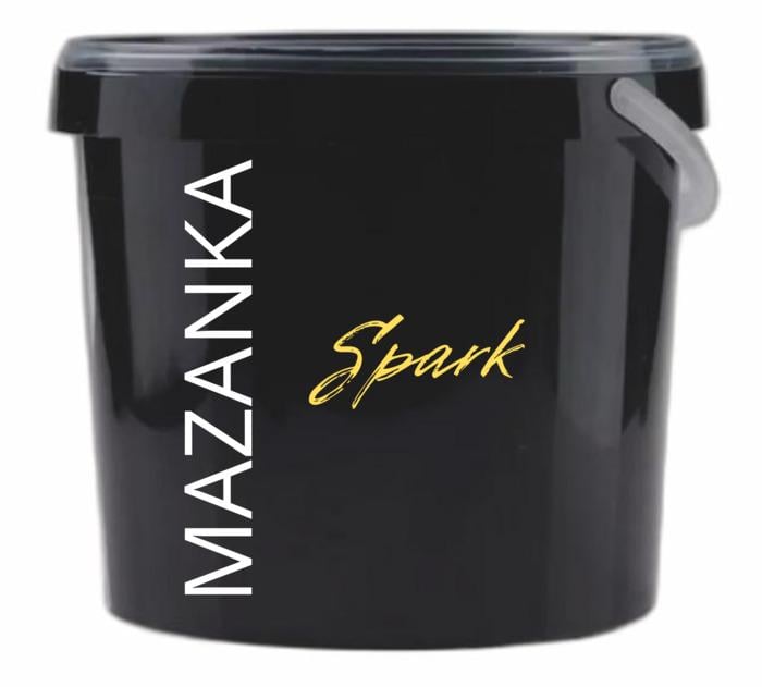 Декоративна штукатурка перламутрова MAZANKA Spark 1 л Білий