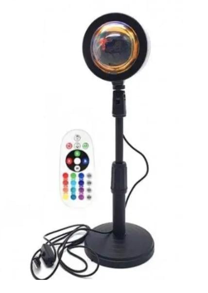 Светодиодная USB лампа sunset lamp с имитацией солнца (1796792516)