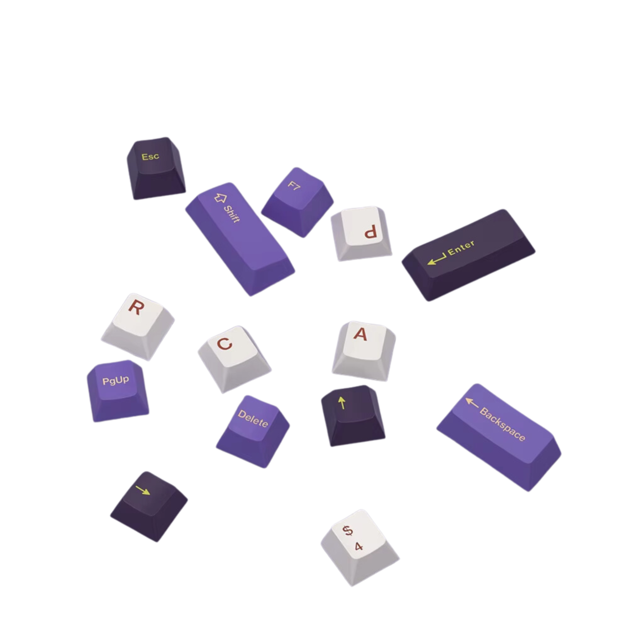 Клавиатура механическая проводная RK ROYAL KLUDGE R75 с RGB-подсветкой и поддержкой Hot-Swap/гравировка ENG/UA/RU Purple (GS-257) - фото 11 Клавиатура механическая проводная RK ROYAL KLUDGE R75 с RGB-подсветкой и поддержкой Hot-Swap/гравировка ENG/UA/RU Purple (GS-257) - фото 11