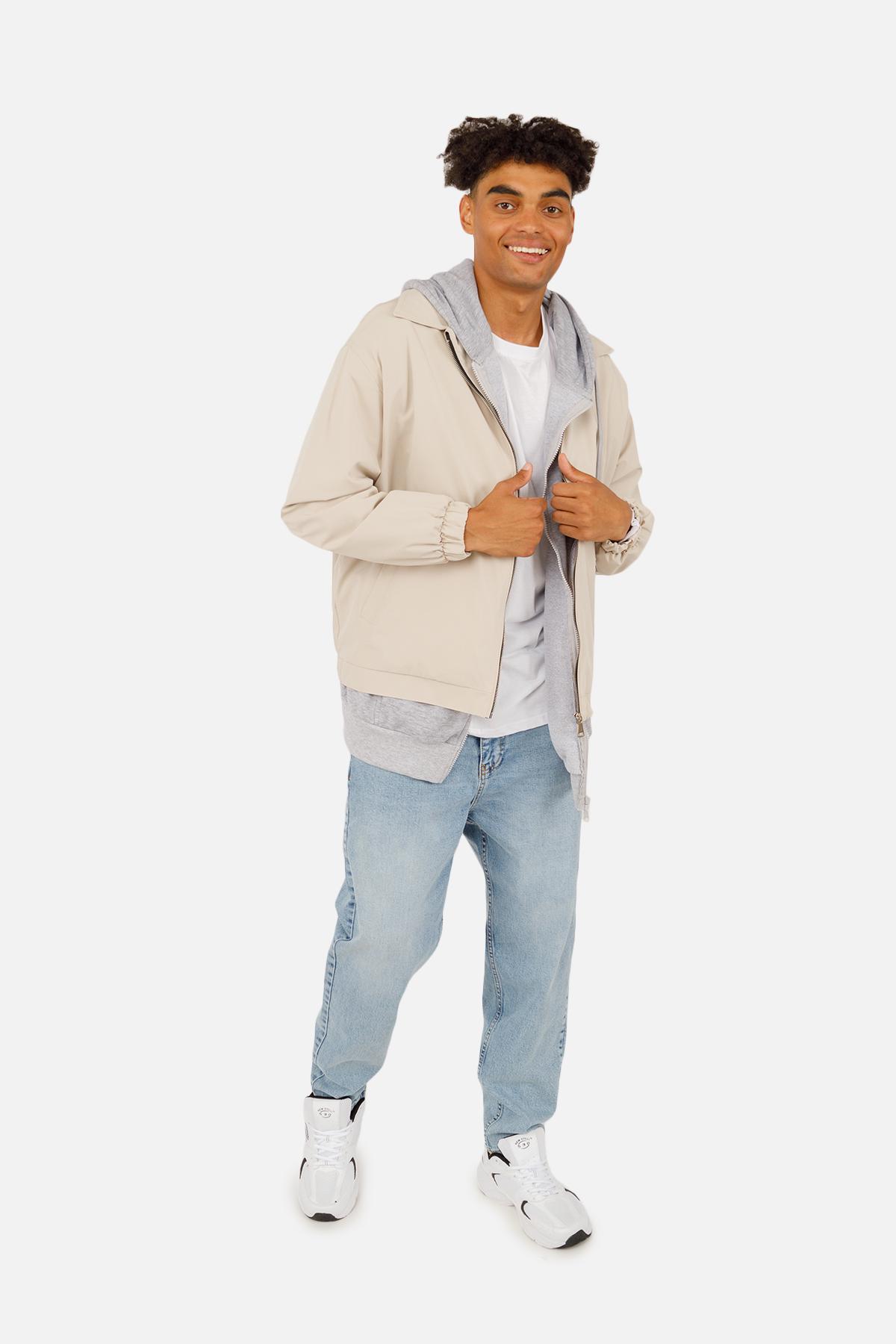 Вітровка чоловіча р. 52 Бежевий - фото 2 Вітровка чоловіча р. 52 Бежевий - фото 2