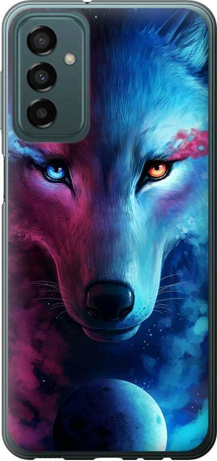 Чохол на Samsung Galaxy M13 M135 Арт-вовк (3999b-2765-42517) Чохол на Samsung Galaxy M13 M135 Арт-вовк (3999b-2765-42517)